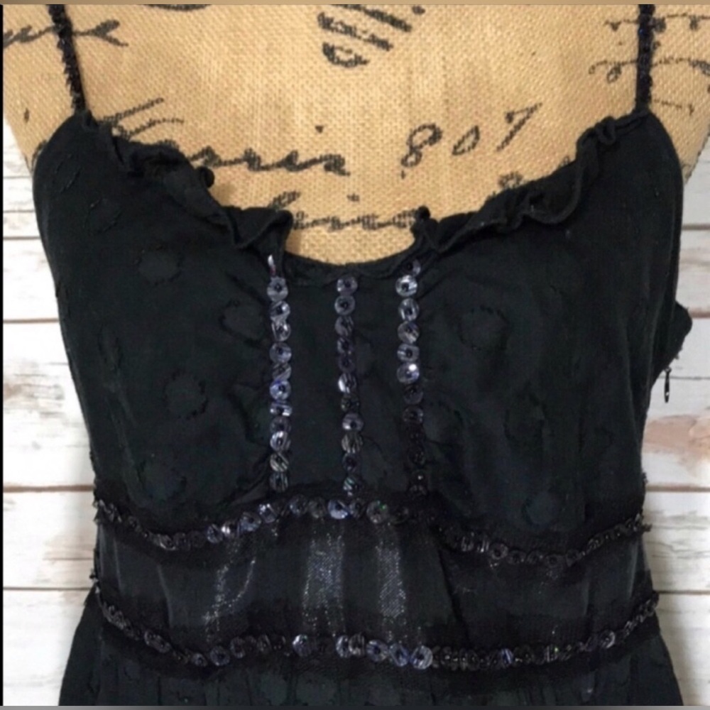 Free People Dress w/ Sequins and Lace Detail